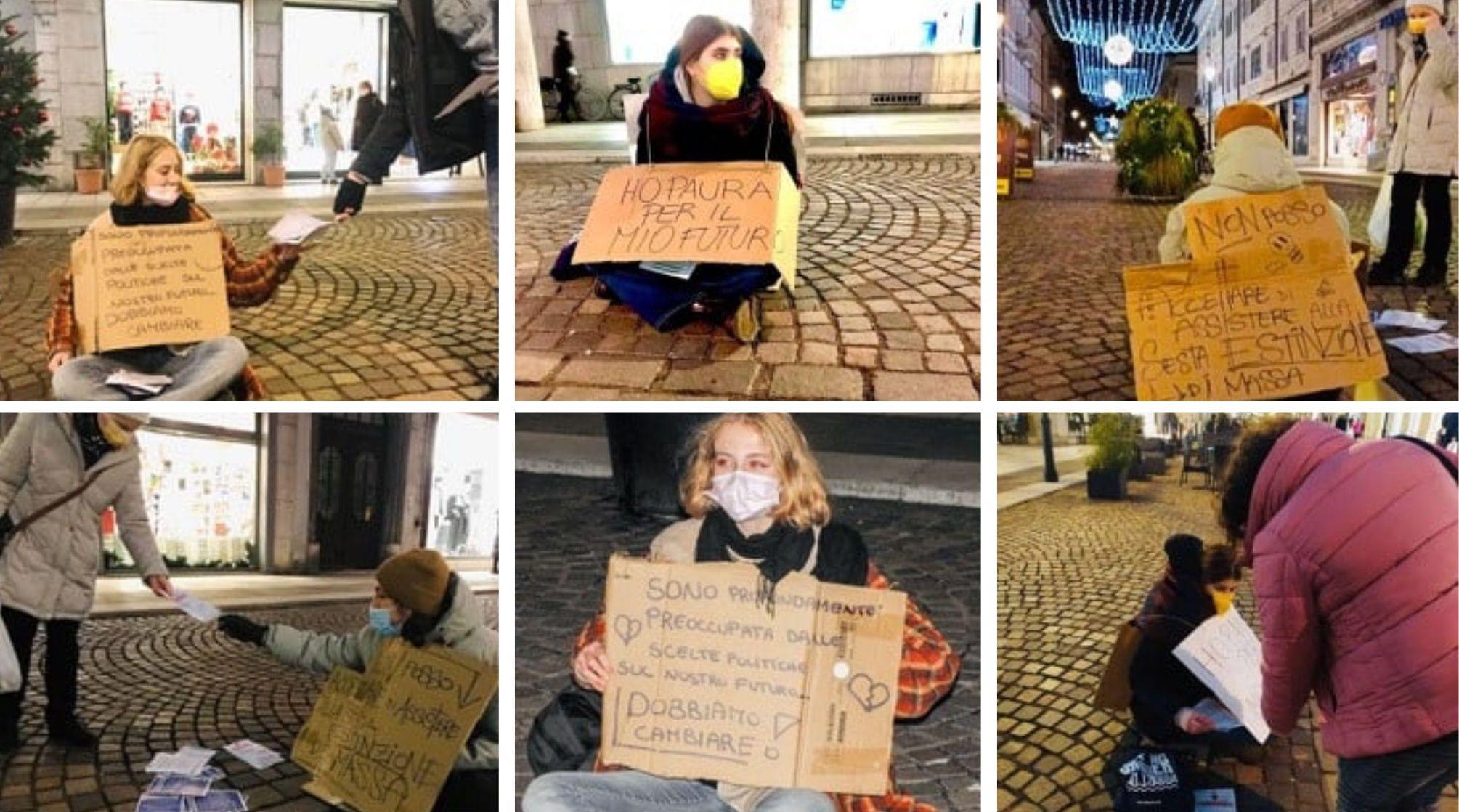 Immagine per La rabbia dei ragazzi per il clima, sit-in in corso Verdi a Gorizia